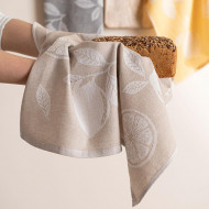 Utěrka CITRÓNY béžová