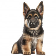 Nažehlovačka Německý ovčák štěně