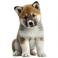 Nažehlovačka Akita Inu štěně