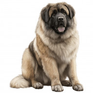 Nažehlovačka Kavkazský pastevecký pes