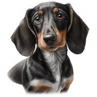 Nažehlovačka Jezevčík hlava