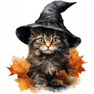 Nažehlovačka Kočka s kouzelným kloboukem