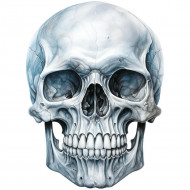 Nažehlovačka Lebka bílá