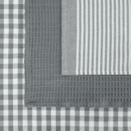 Sada utěrek ROS šedá