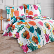 Povlečení Tulipo bavlněný satén Povlečení Tulipo bavlněný satén