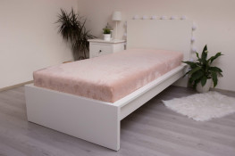 Prostěradlo mikroflanel kávové