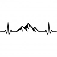 Nažehlovačka Hory ekg černá