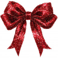 Nažehlovačka Mašle červená třpytky