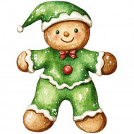 Nažehlovačka Perníček zelený