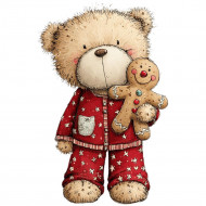 Nažehlovačka Medvídek a perníček