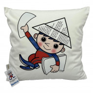 Povlak na polštářek Večerníček dobrou noc bilý