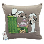 Povlak na polštářek Křemílek a Vochomůrka vaří