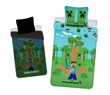 Povlečení Minecraft jungle svítící efekt