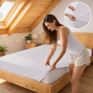 Prostěradlo jersey bílá 01