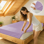 Prostěradlo jersey sv.fialová 14