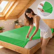 Prostěradlo jersey zelená 20