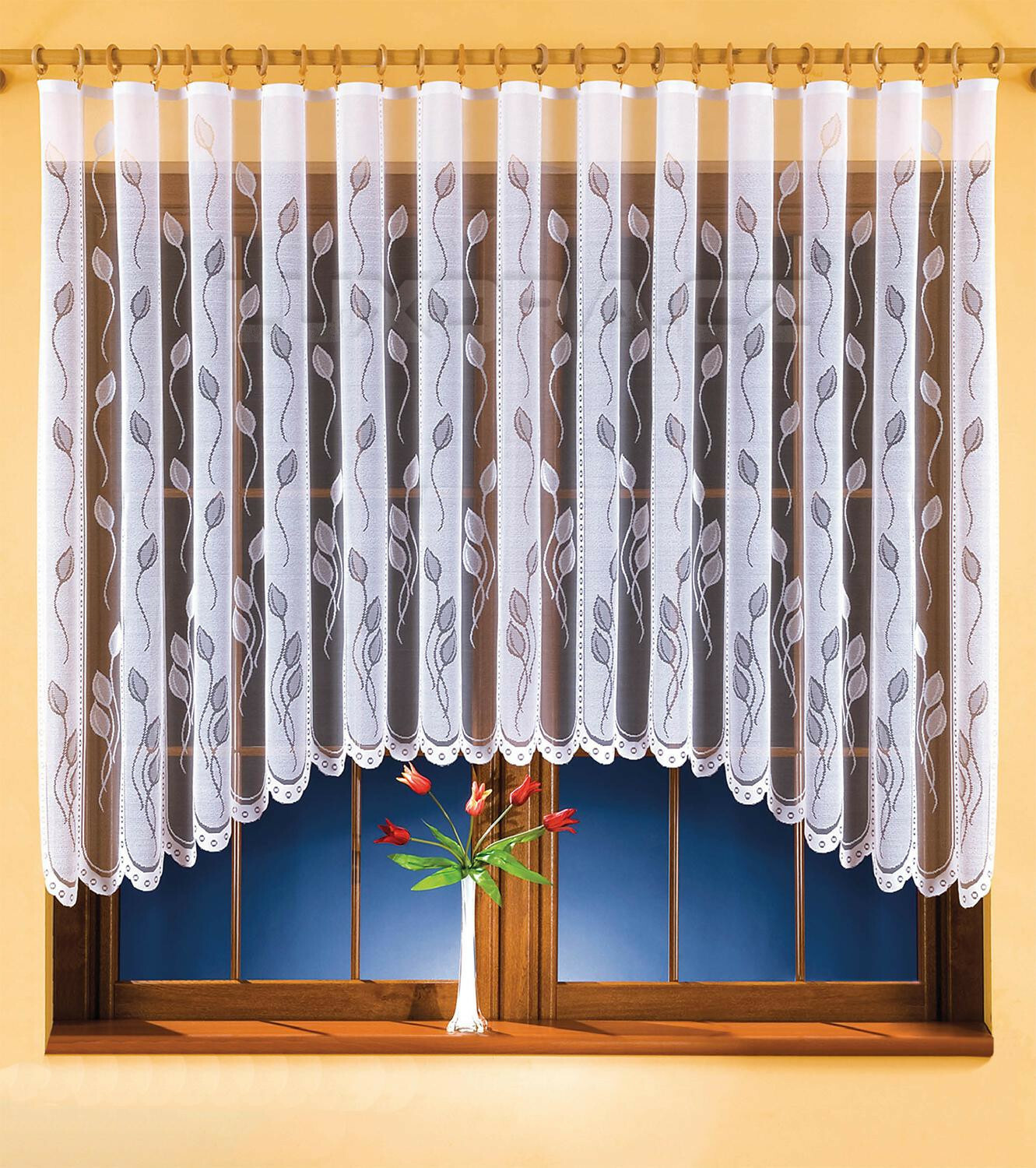 Готовые шторы на окна. Гардина Wisan "Weronika", на ленте, цвет: белый, высота 150 см. Гардина Wisan 5884. Шторы Висан. Гардина "Wisan" 3253.